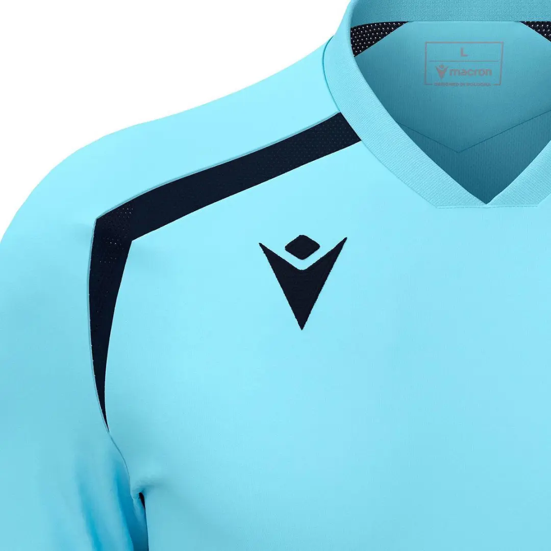 Macron Wyrm Shirt Heren - Korte mouwen - Hemelsblauw M