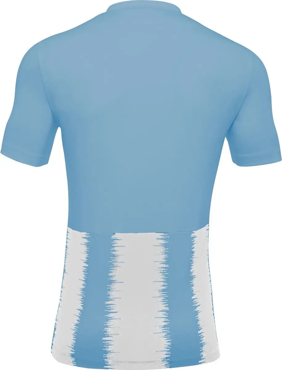 Macron Miram Heren Shirt Korte Mouw - Hemelsblauw/Wit 3XL