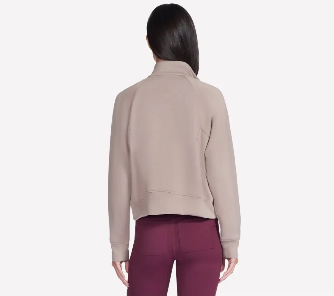 Skechers Cozy Luxe Elevate Jacket Dames - L - Desert