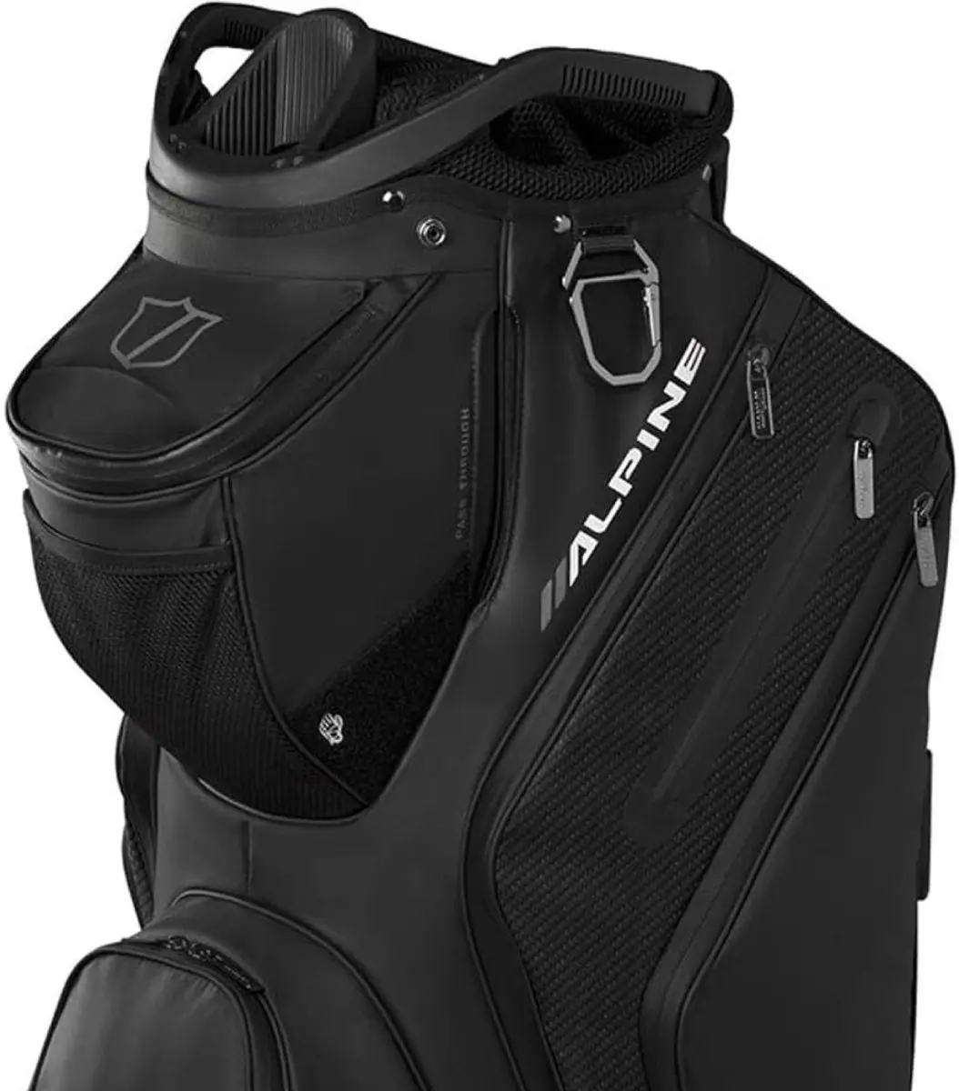Wilson Alpine Cartbag 2026 - 10 Vakken - Zwart