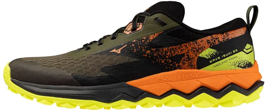 Mizuno Wave Ibuki 5 Trailschoenen - EU 40 - Groen/Zwart