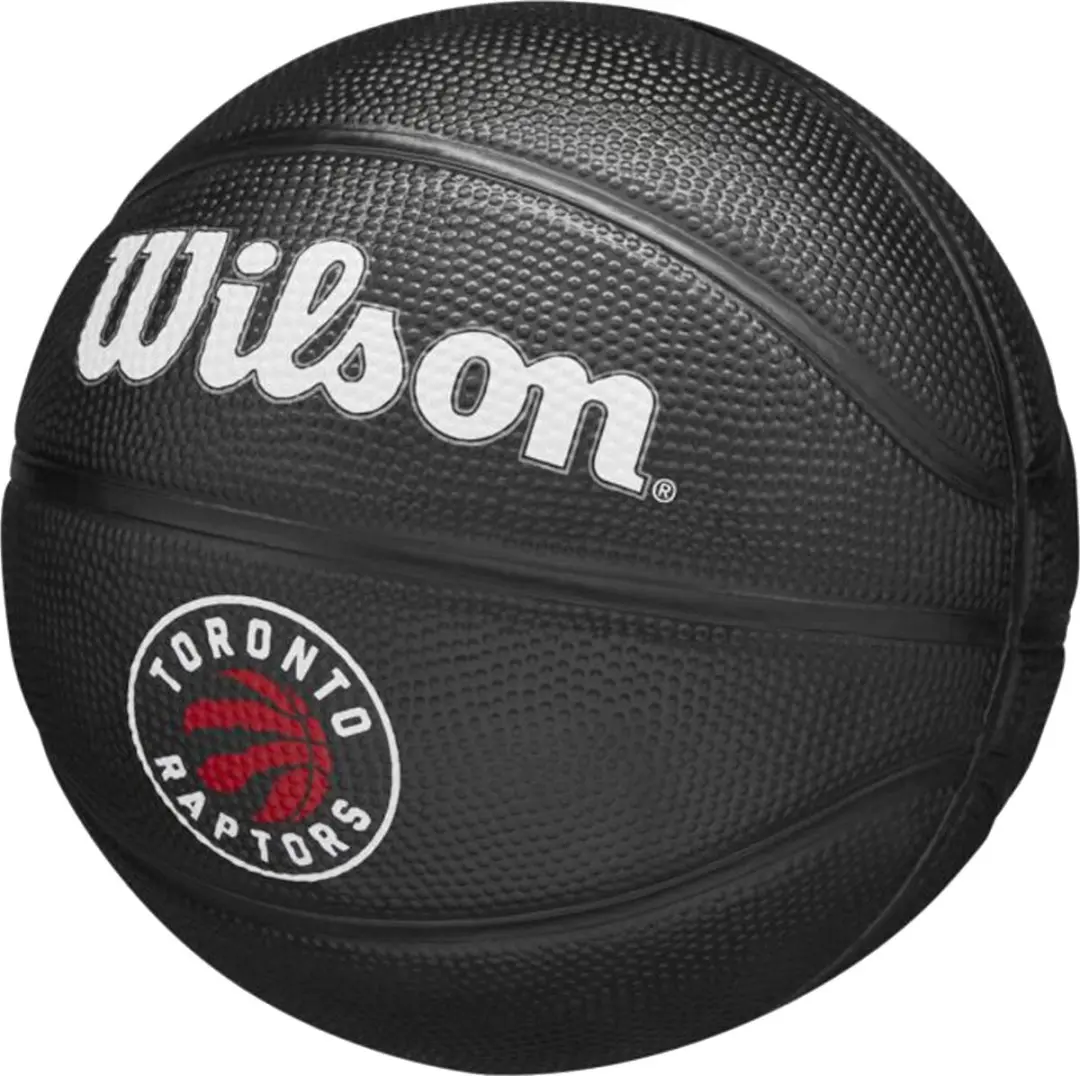 Wilson NBA Toronto Raptors Mini Basketbal Bal 3 - Zwart