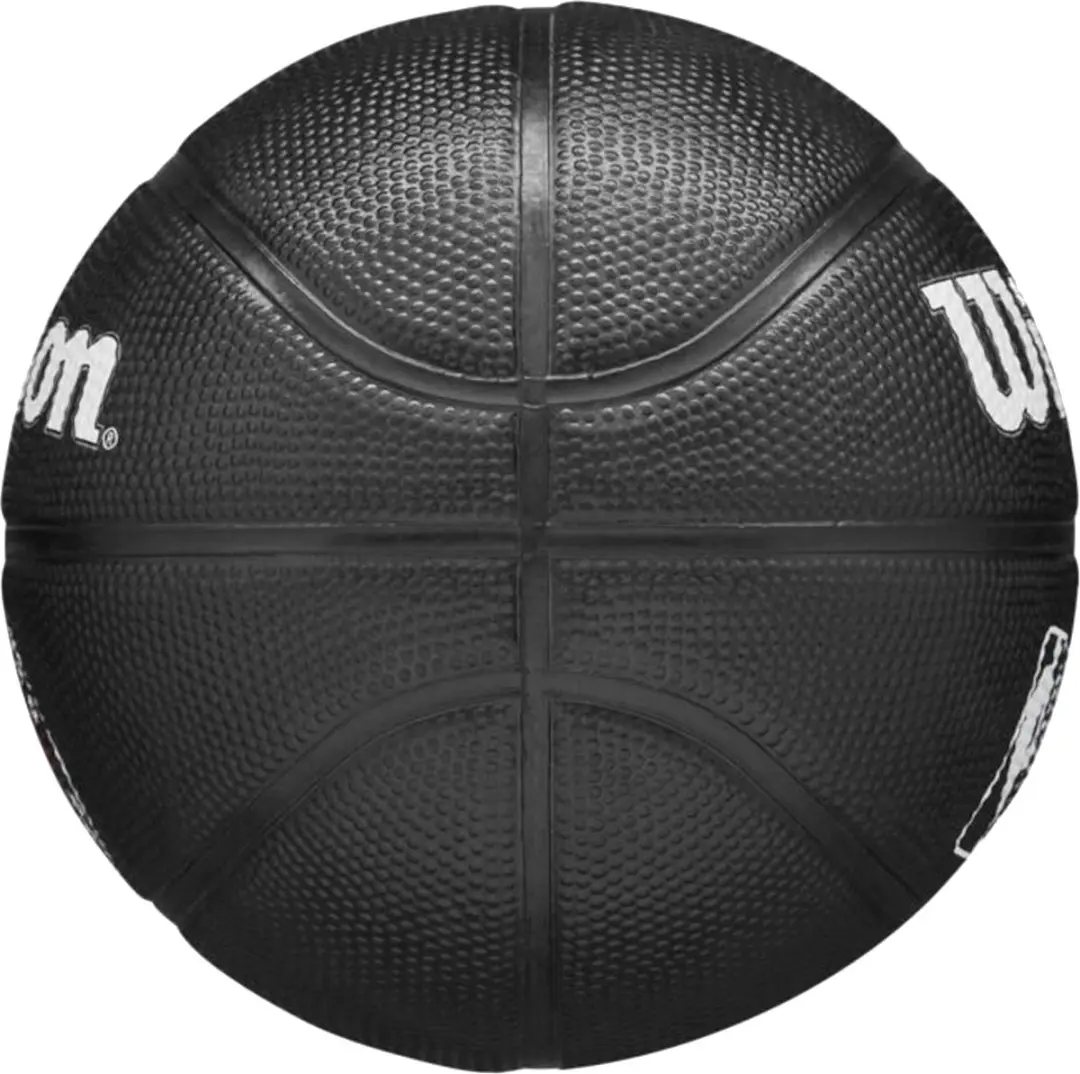 Wilson NBA Toronto Raptors Mini Basketbal Bal 3 - Zwart - afbeelding 6 van 6