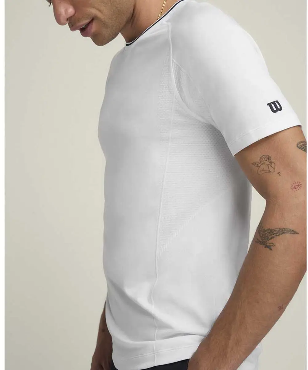 Wilson Team Seamless Crew T-shirt L - Bright White