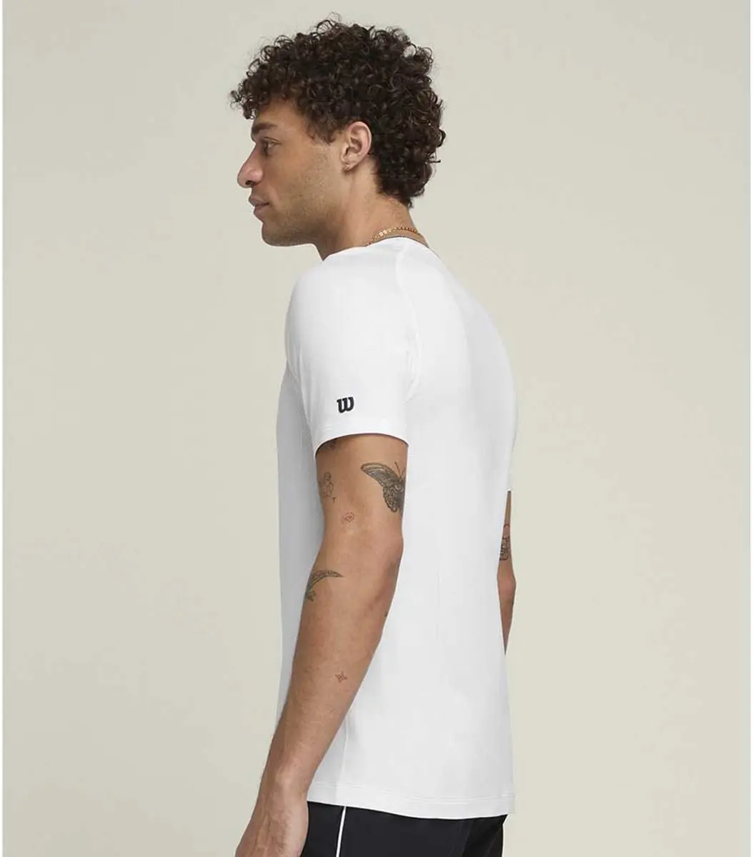 Wilson Team Seamless Crew T-shirt L - Bright White