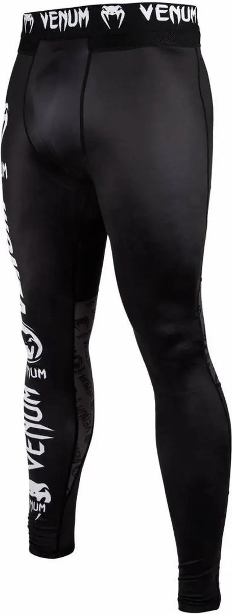 Venum Leggings Logos Spats Tights - XXL - Zwart/Wit - afbeelding 3 van 6