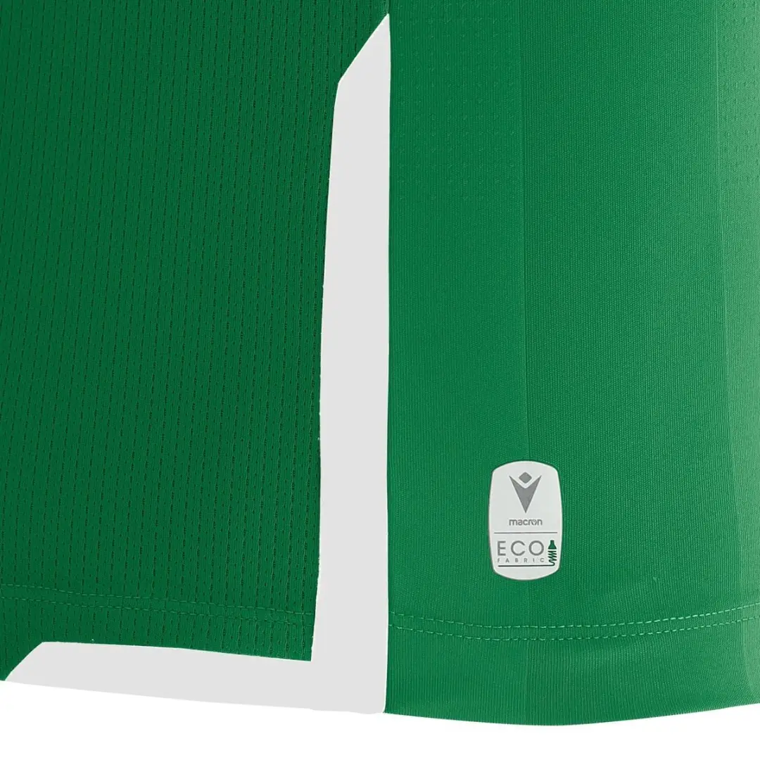 Macron Alioth Heren Shirt Korte Mouw - Groen/Wit 5XL