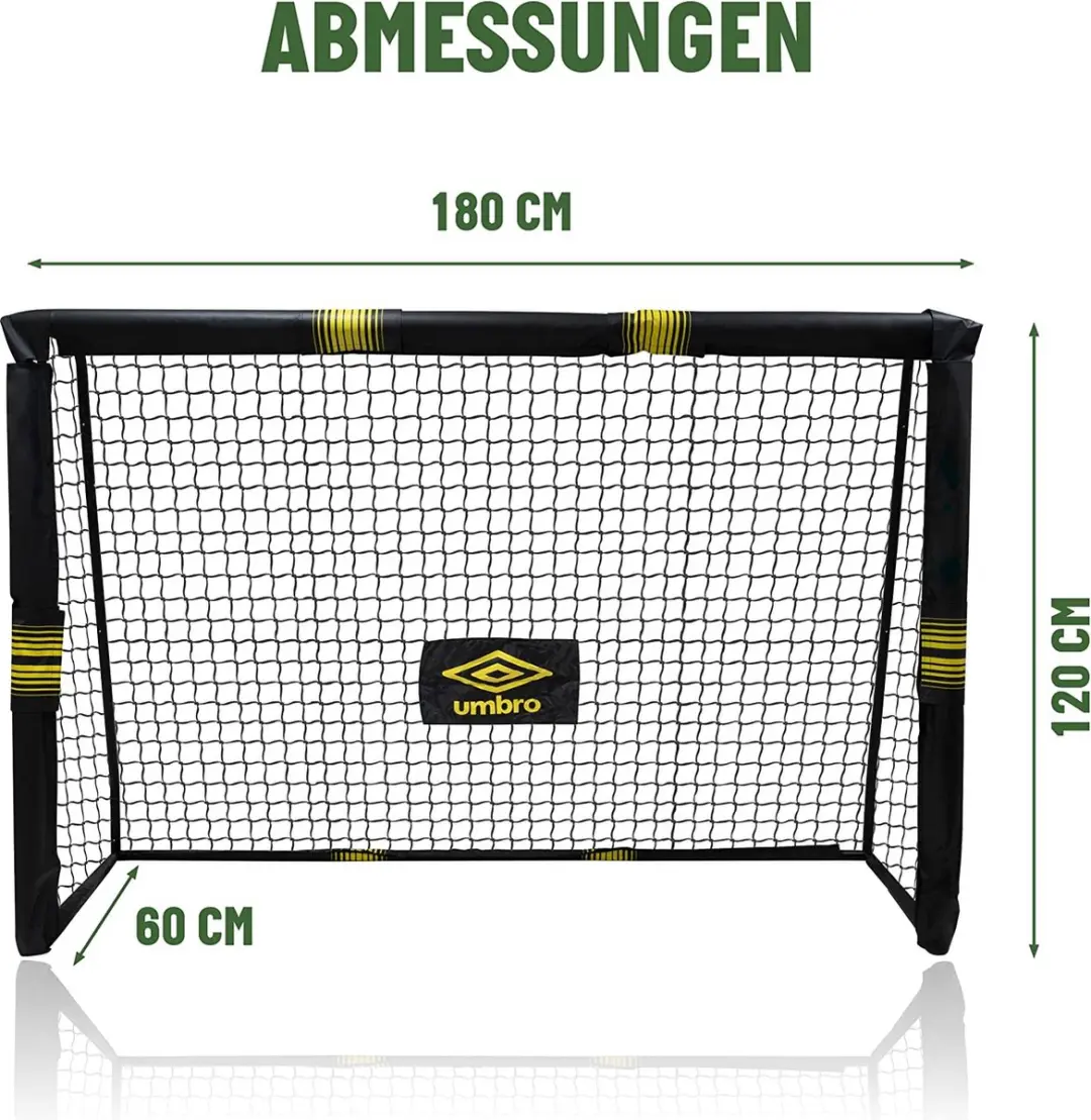 Umbro Voetbaldoel 180x120x60cm - Zwart - afbeelding 3 van 6