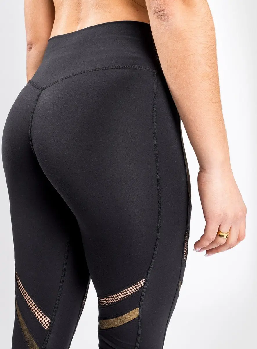 Venum Lightning Legging 7/8 Dames - XS - Zwart/Goud - afbeelding 2 van 6