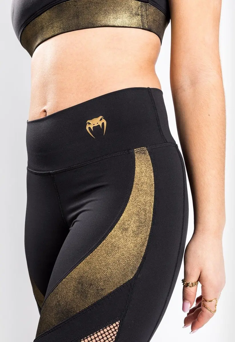 Venum Lightning Legging 7/8 Dames - XS - Zwart/Goud - afbeelding 4 van 6