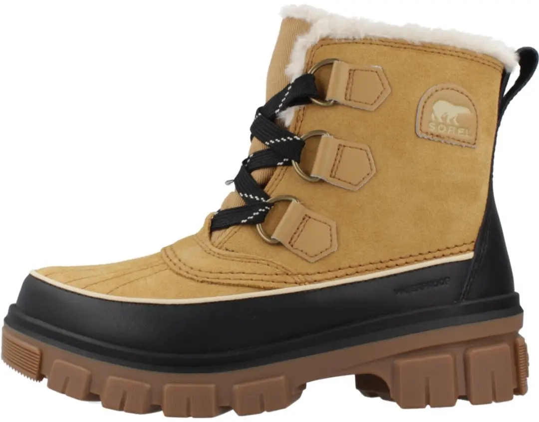 Sorel Womens Torino V Laarzen - 38 - Curry/Black - afbeelding 2 van 6