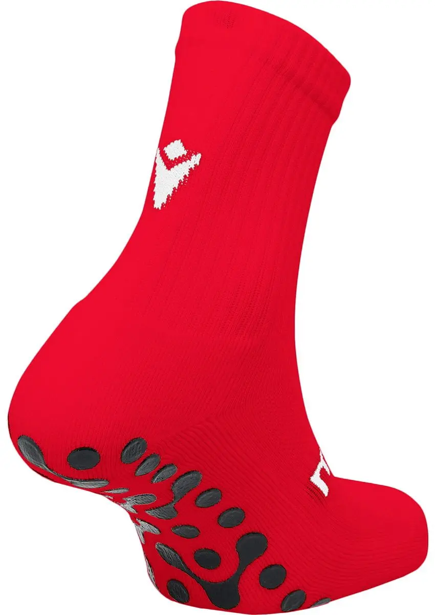 Macron Gripfit Gripsokken Rood/Wit