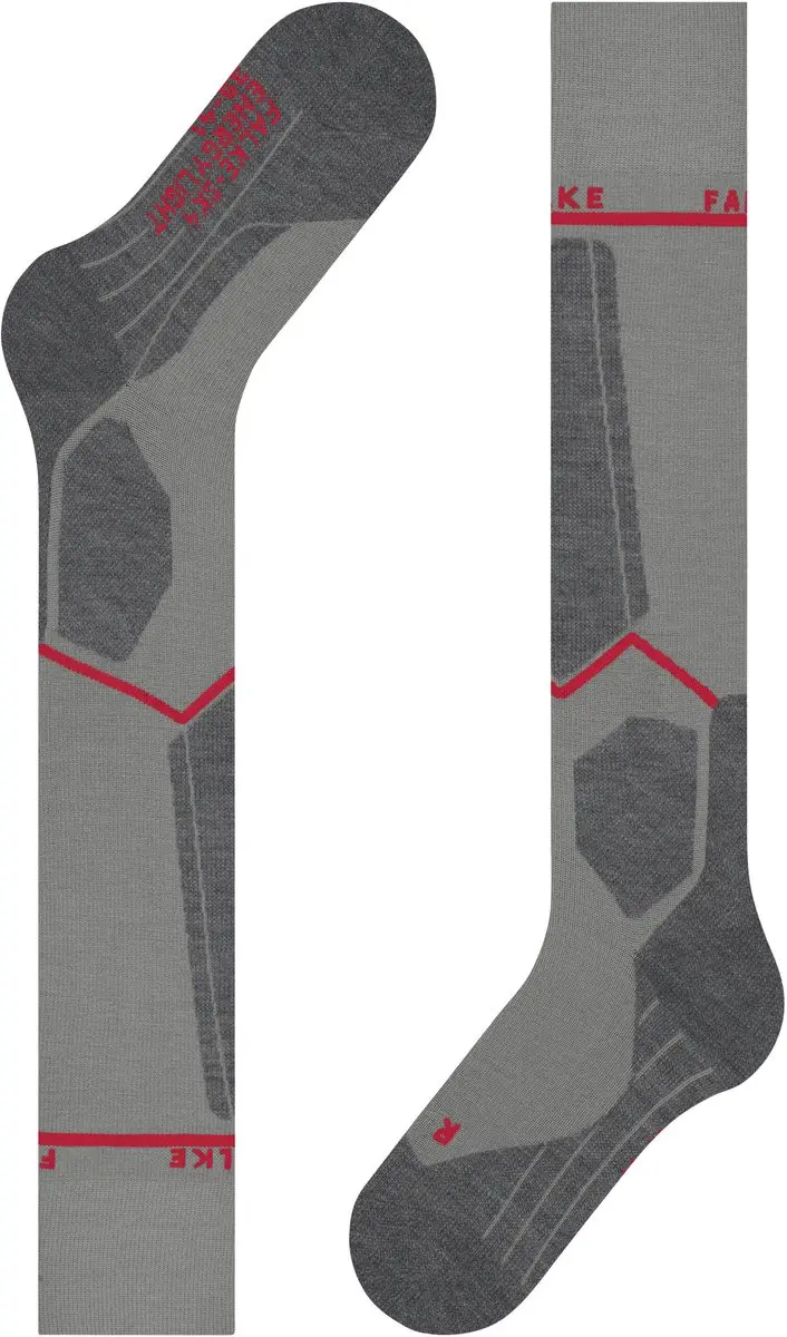 Falke SK4 Compressie Skisokken Heren - Grijs - Maat 44-45 - afbeelding 6 van 6