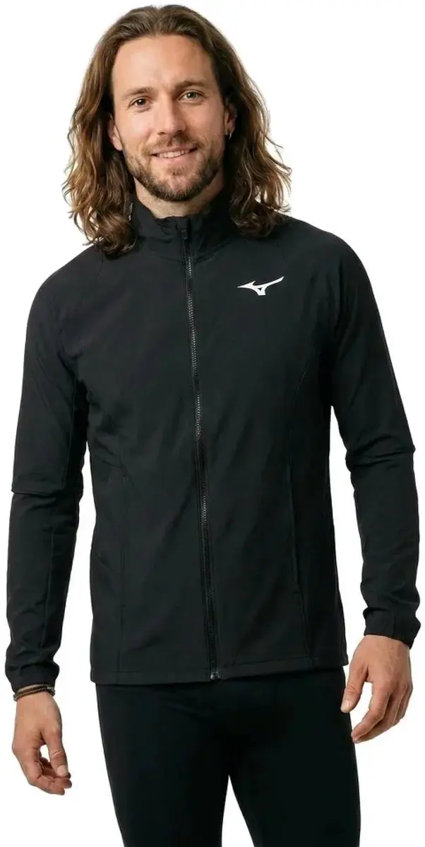 Mizuno Frontier Shadow Jas - Zwart XL