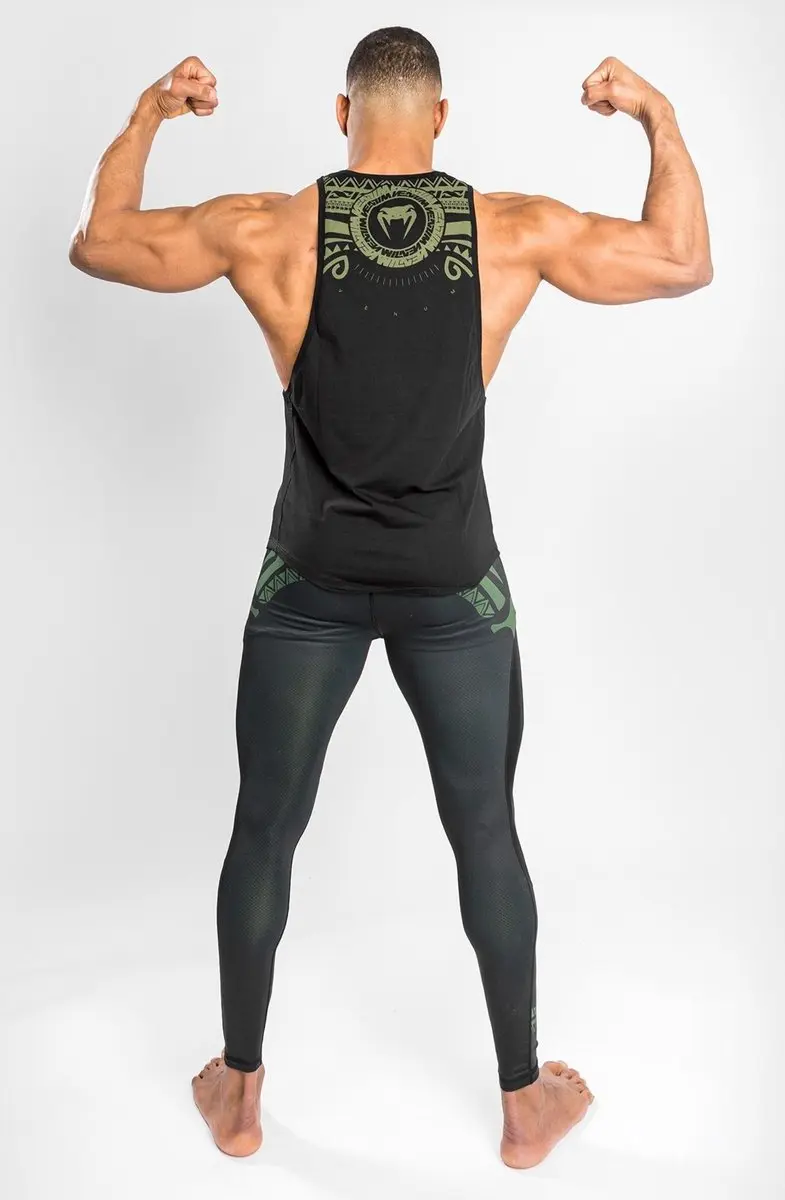 Venum Nakahi Sports Legging Spats - L - Zwart/Kaki