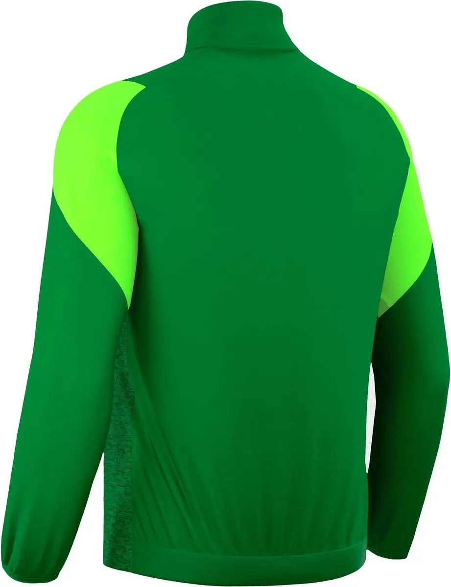 Macron Glory Vanir Top Full Zip Kinderen 122 - Groen/Fluo Groen