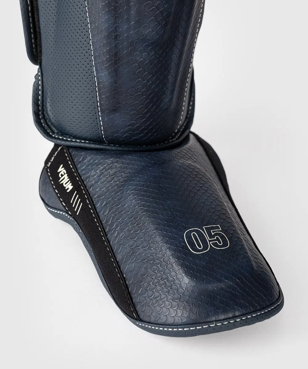 Venum Impact Evo Scales Kickboks Scheenbeschermers - L - Midnight Blue