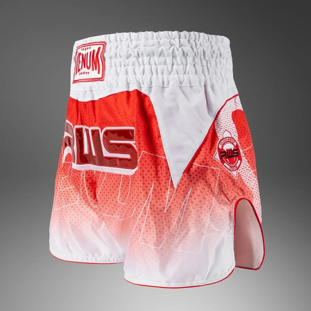 Venum x RWS 2.0 Muay Thai Shorts M - Wit Rood