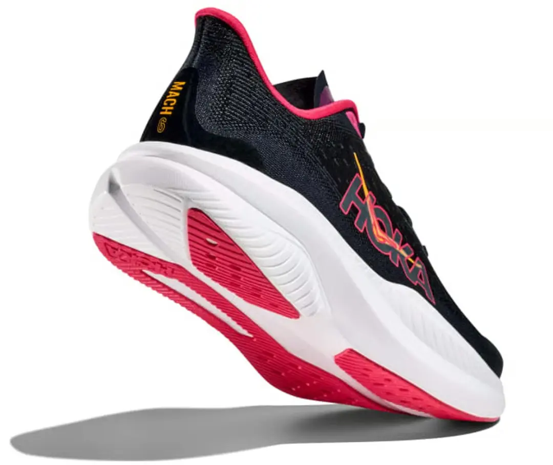 Hoka Mach 6 - Heren/Vrouwen - 40 - Black/White