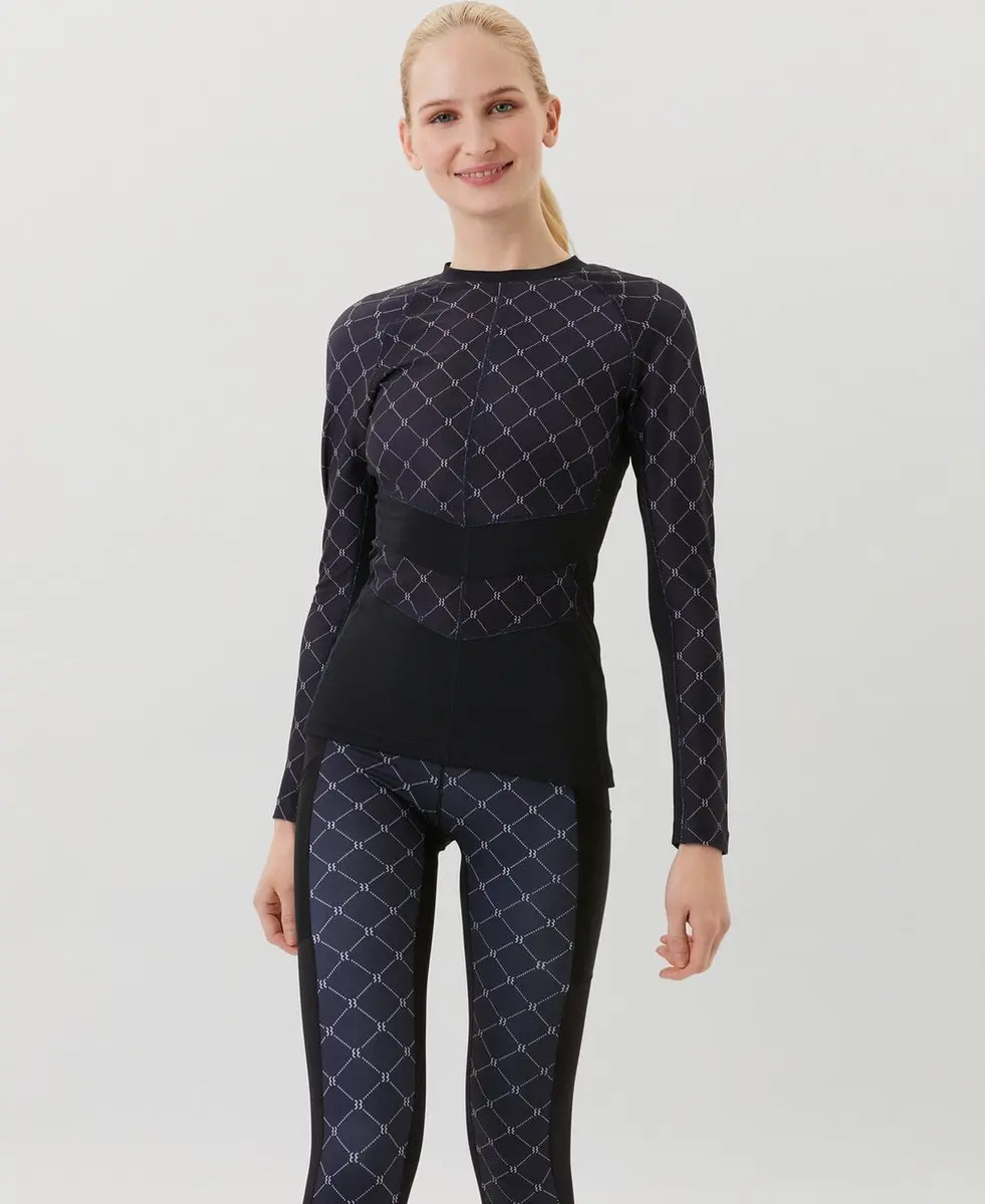 Björn Borg Dames Slim Print Longsleeve