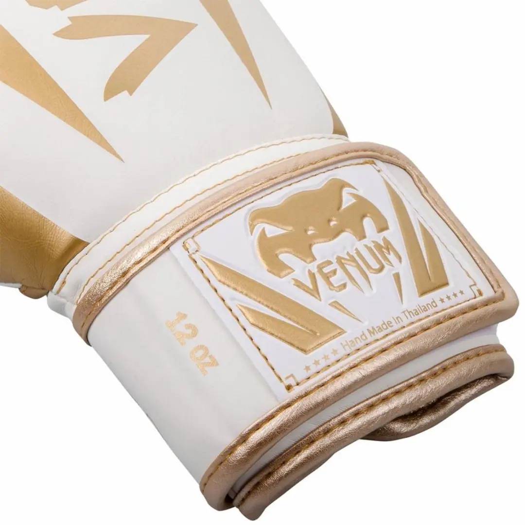 Venum Elite Bokshandschoenen 14 oz - Wit/Goud
