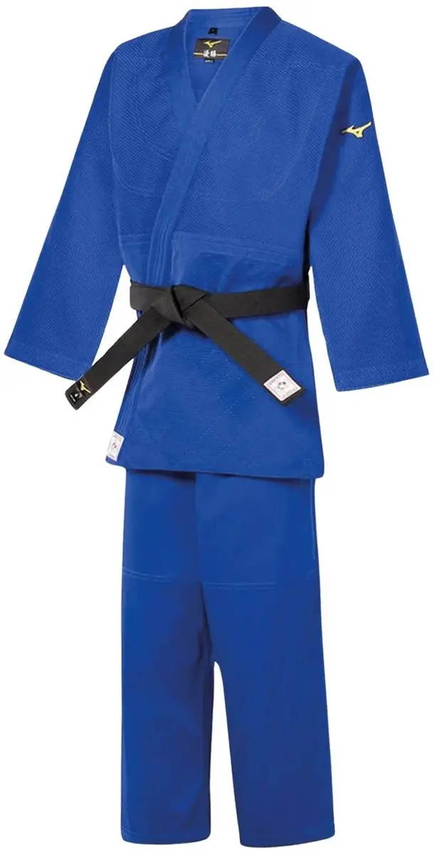 Mizuno Yusho IJF Vechtsportpak - 185 - Blauw