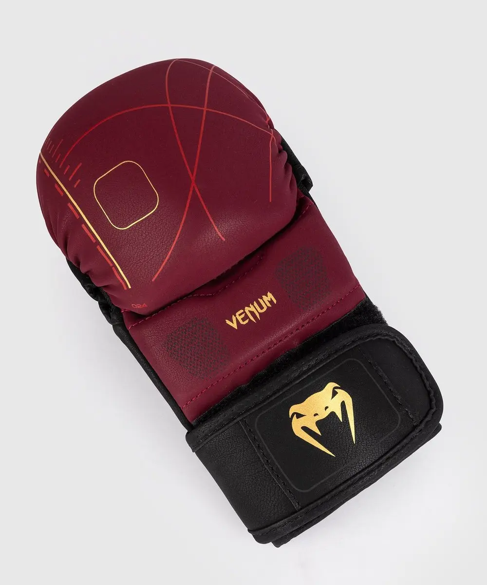 Venum Tactical XT Sparring Handschoenen 8 oz - Bordeaux/Zwart/Goud L/XL