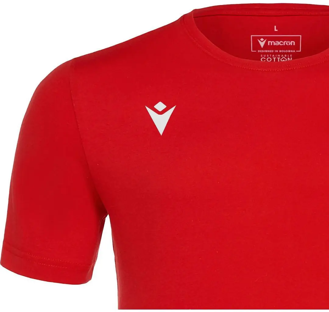 Macron Boost Eco T-Shirt Kinderen 116 - Rood