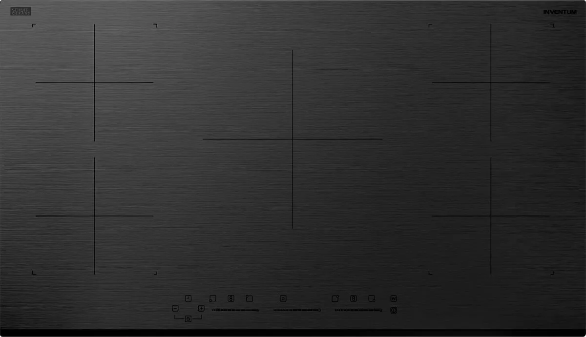 Inventum IKI9035MAT Inbouw Inductiekookplaat 5 Zones - 7,6 kW - Mat Zwart