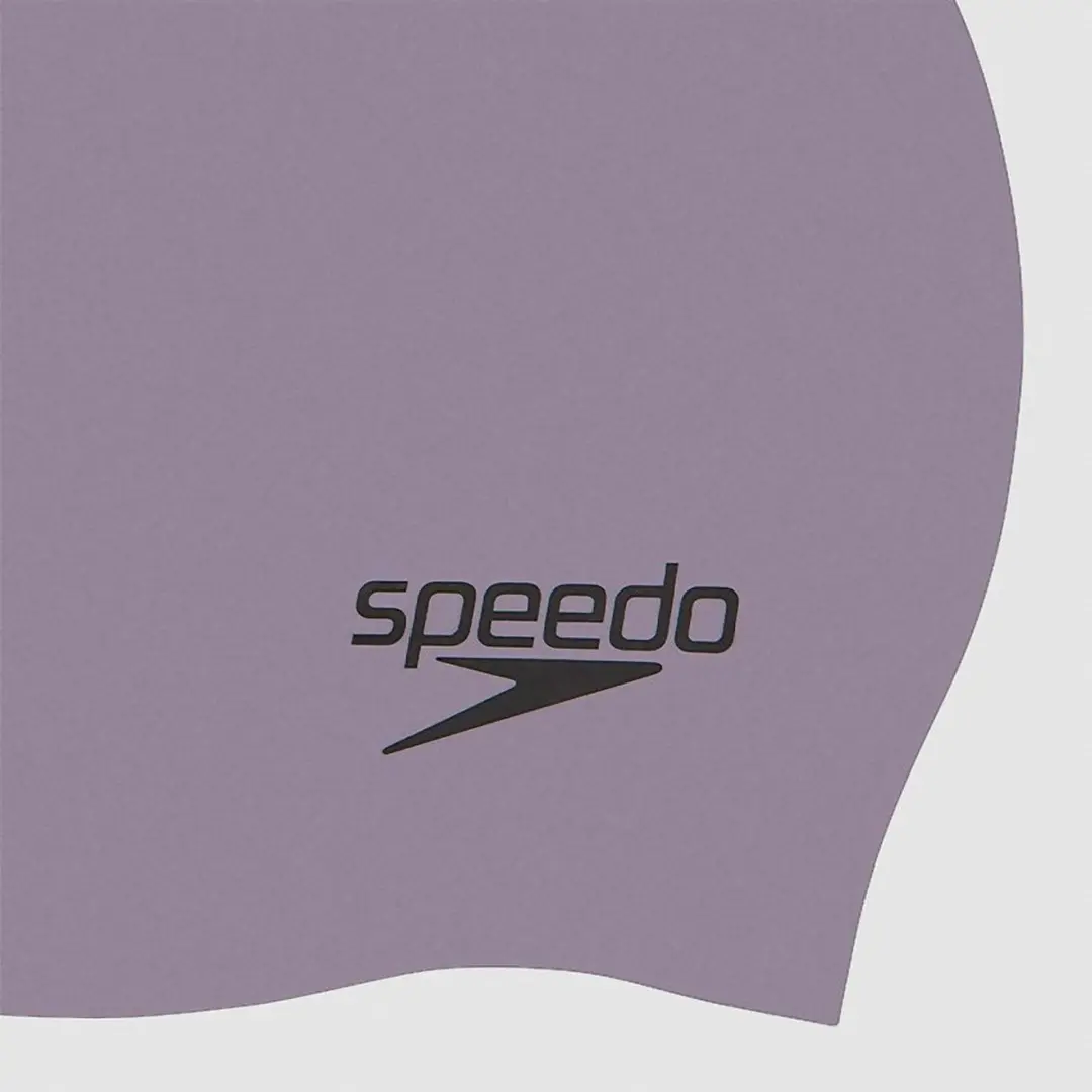 Speedo Plain Moulded Silicone Badmuts Senior - Grijs