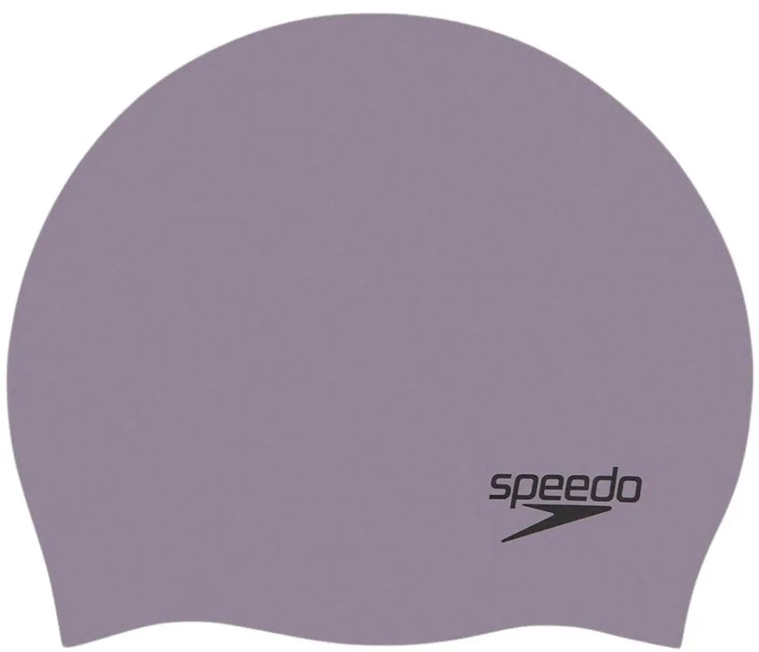 Speedo Plain Moulded Silicone Badmuts Senior - Grijs