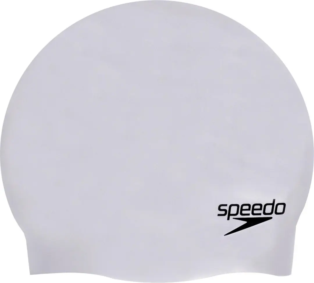 Speedo Plain Moulded Silicone Badmuts Senior