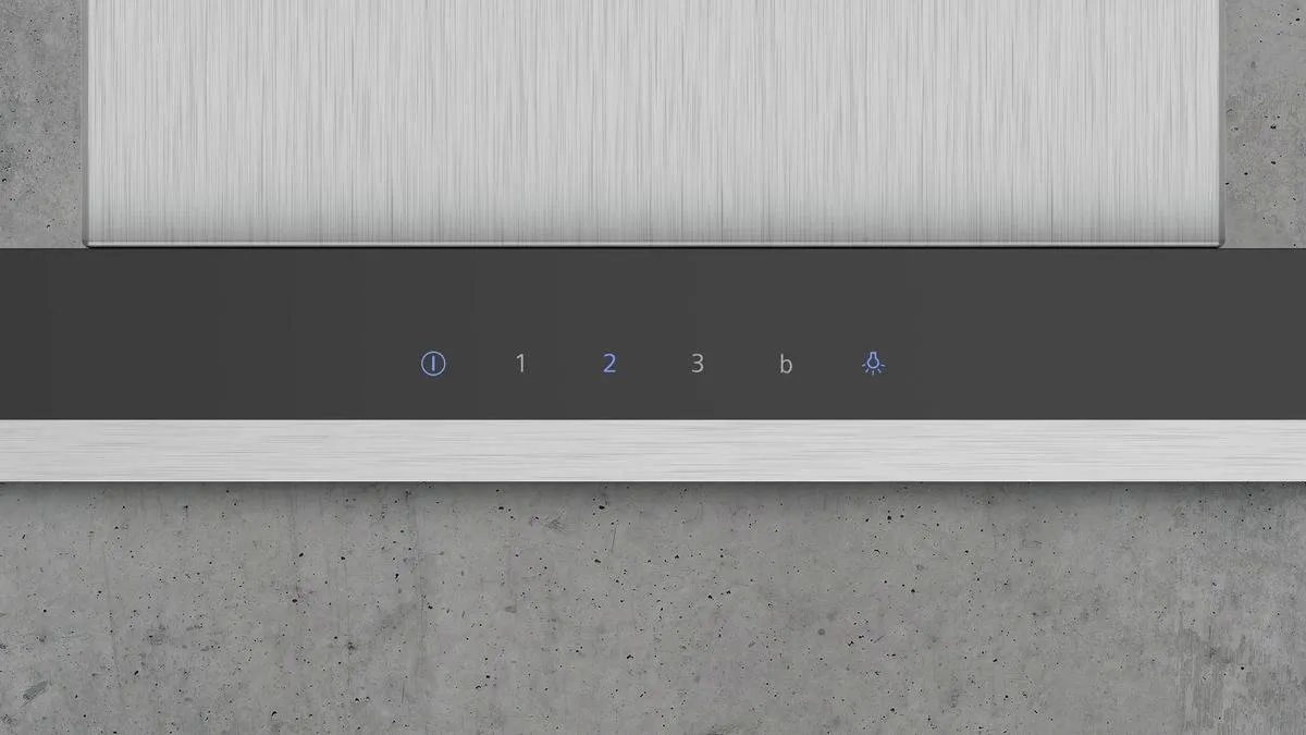 Siemens iQ300 LC67BHM50B Afzuigkap 752m³/u - Zwart/Roestvrijstaal