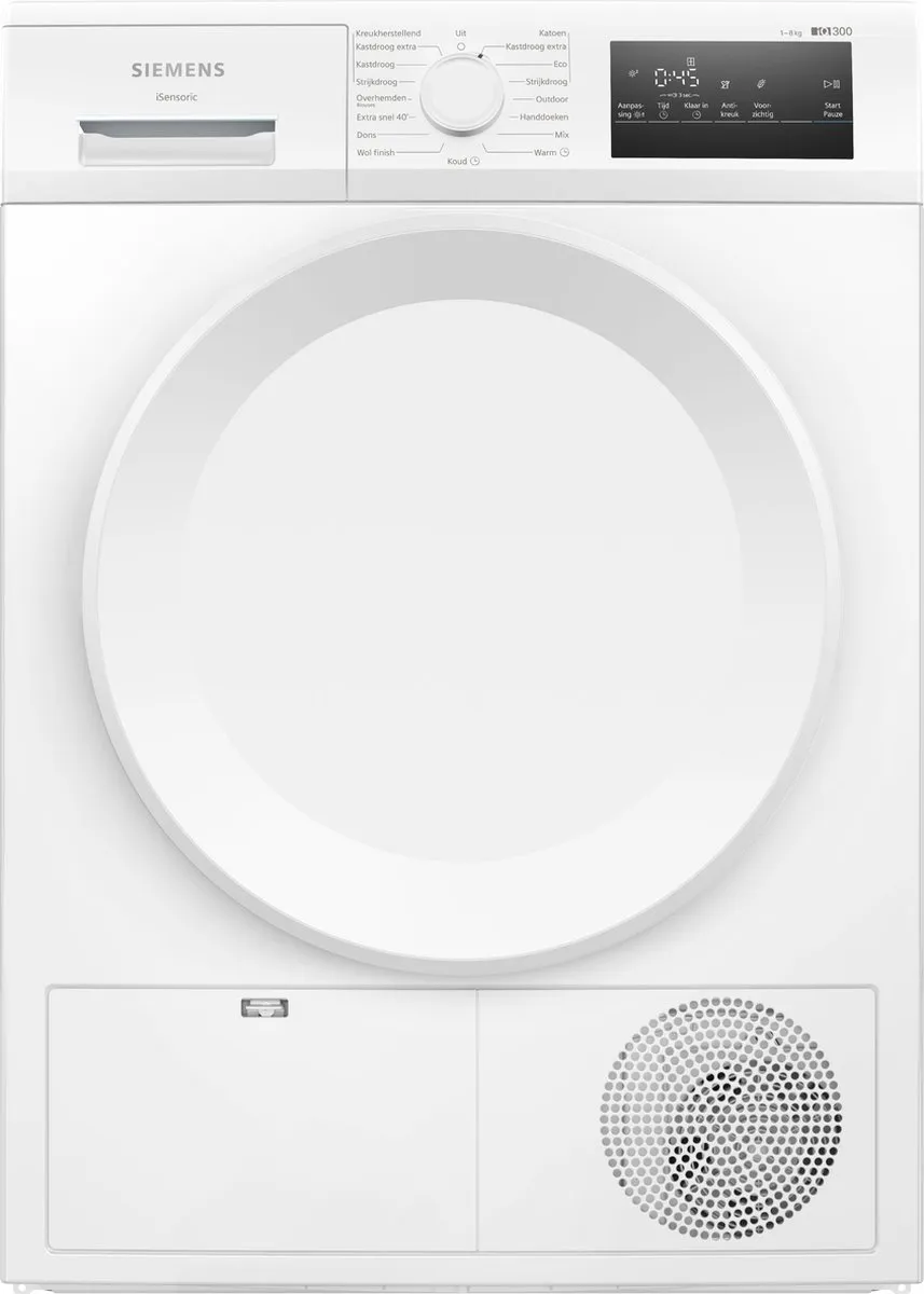 Siemens iQ300 WT43H00ENL Warmtepompdroger 8kg