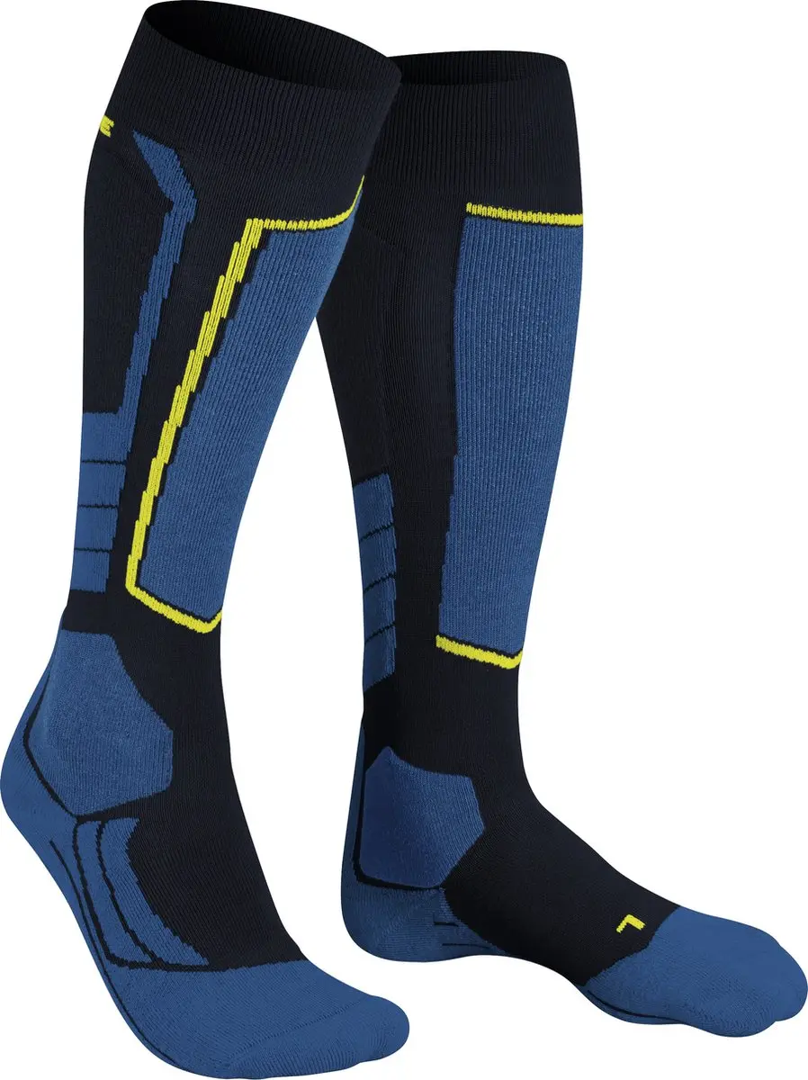 Falke SK2 Skisokken Dik Wol Heren - Blauw - Maat 46-48