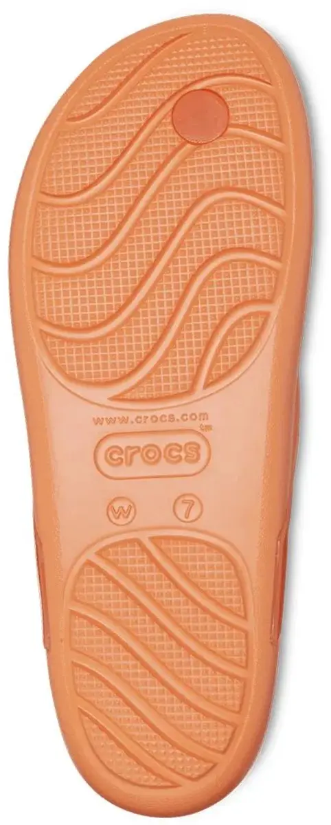 Crocs Splash Glossy Flip Dames - Persimmon