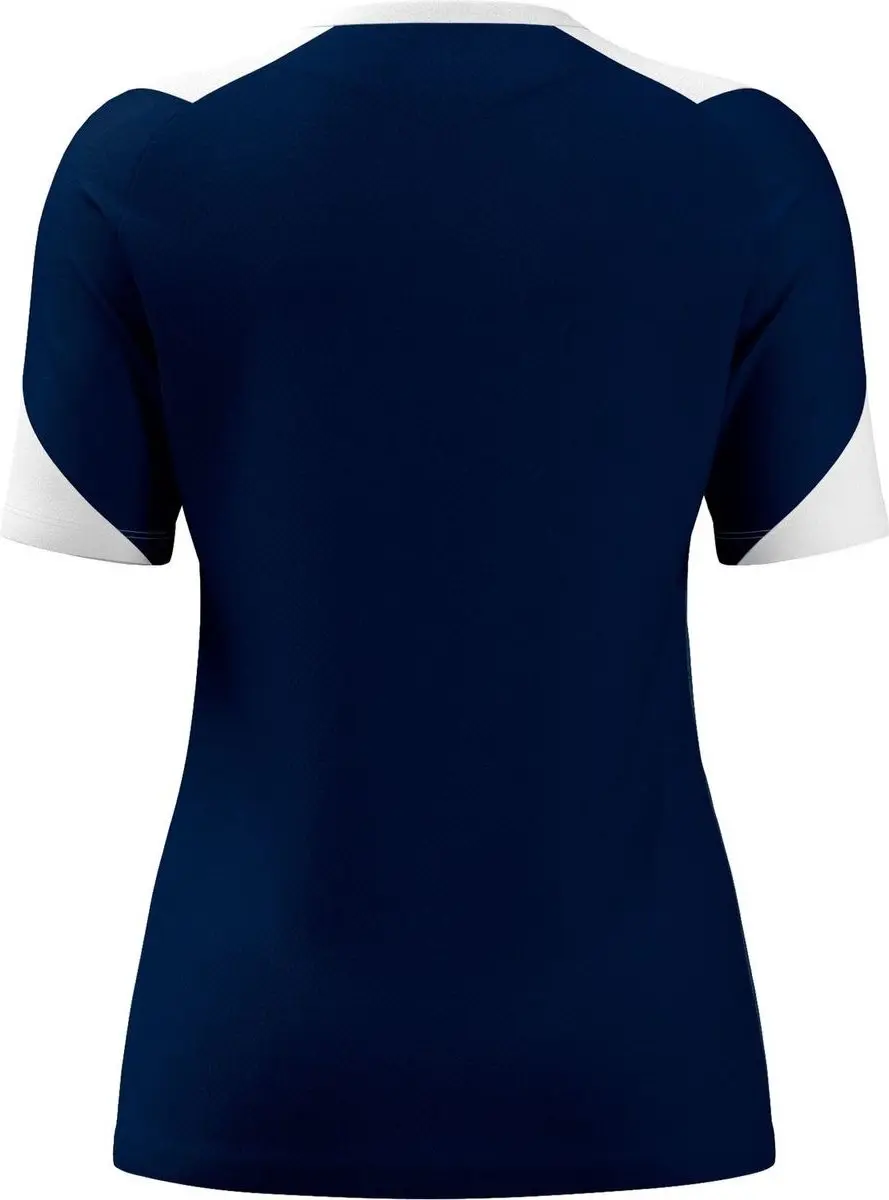 Macron Glory Sphinx Dames Shirt Korte Mouw - Marine/Wit XL