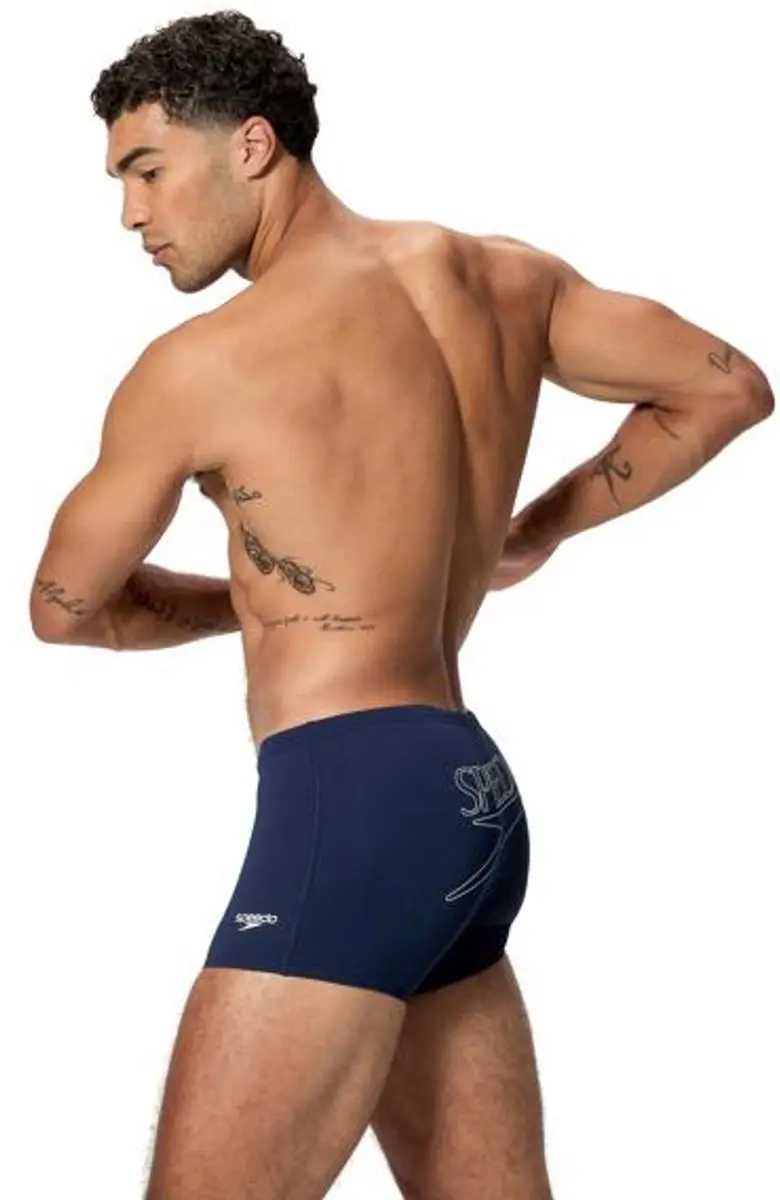 Speedo Endurance+ Logo Aquashort Heren M - Marine