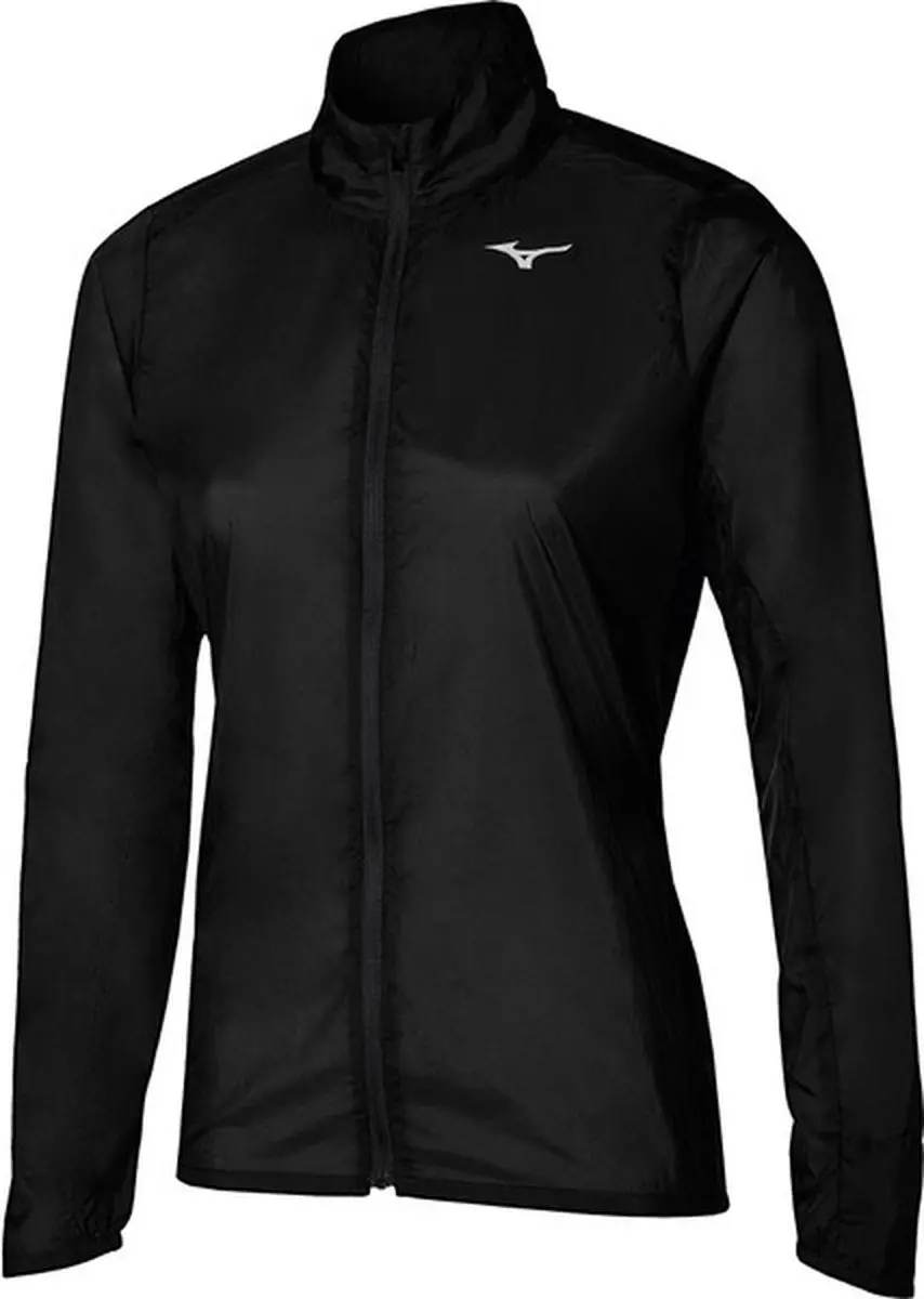 Mizuno Aero Jacket Dames - Sportjas - Zwart - afbeelding 3 van 4