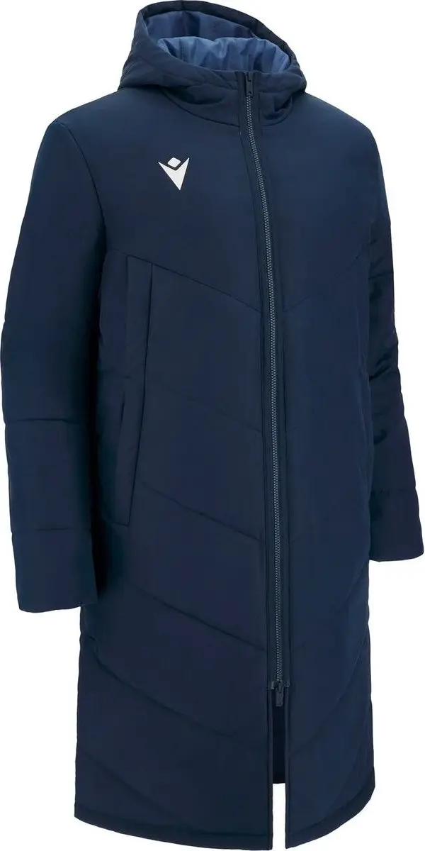 Macron Northland Long Coach Jacket Heren - Marine S