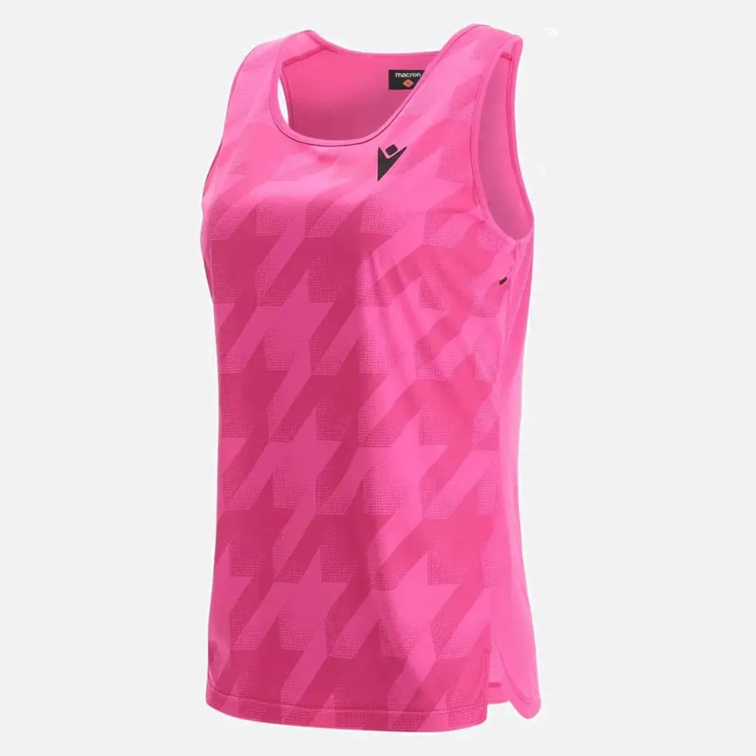 Macron Lucia Mouwloos T-shirt - XS - Neon Pink