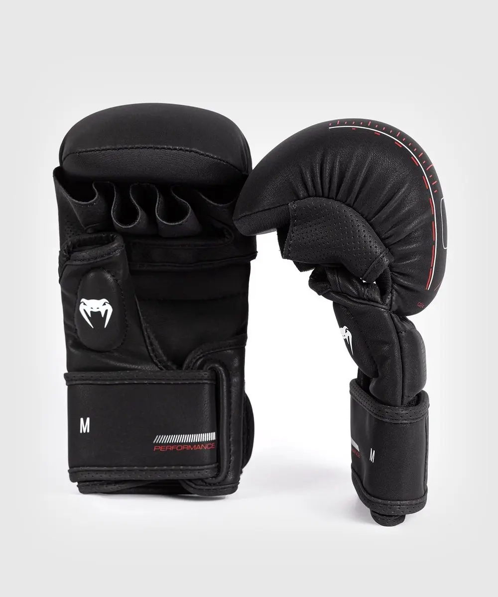 Venum Tactical XT Sparring Handschoenen 8 oz - Zwart Vuurrood L/XL - afbeelding 2 van 6