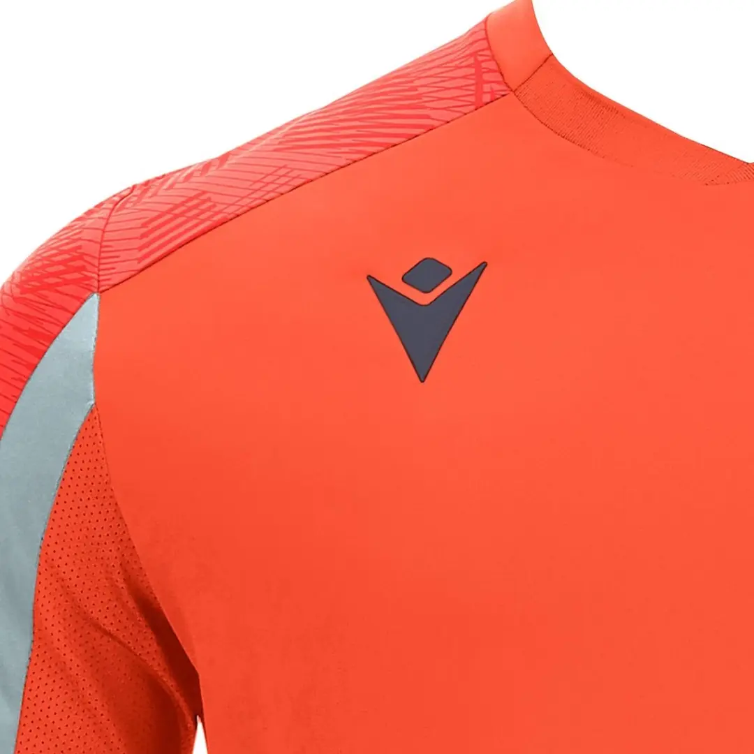 Macron Gede Shirt Korte Mouw Heren - Oranje/Zilver XXL