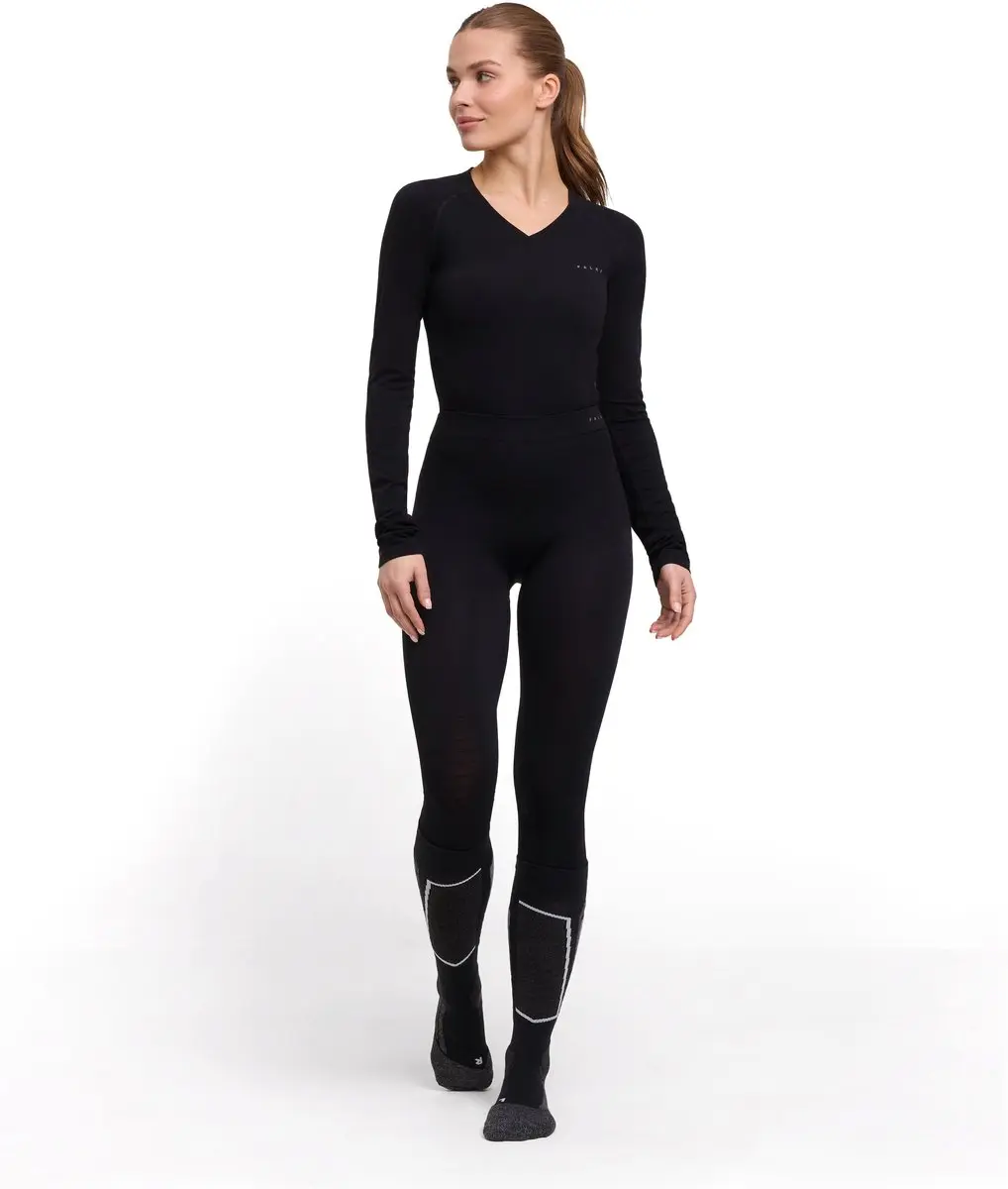 Falke Wool-Tech Light 3/4 Dames Ondergoed - L - Zwart