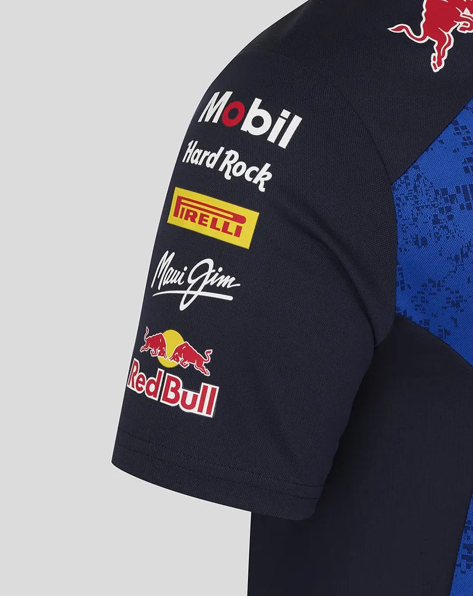 Castore Oracle Red Bull Racing Polo 2026 - Max Verstappen - Blauw L