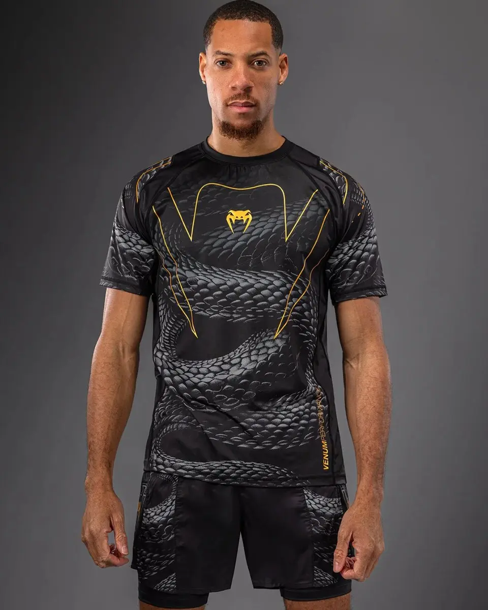 Venum Matupa Dry Tech T-shirt - Zwart/Grijs/Goud