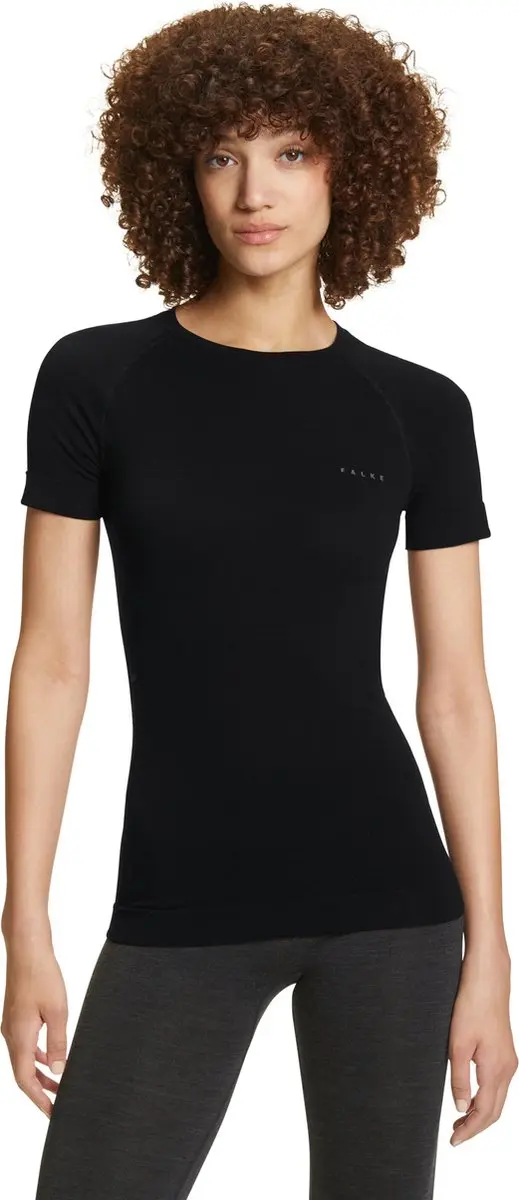 FALKE Wool-Tech Light Shirt Dames - XL - Zwart