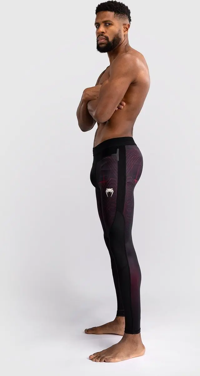 Venum G-Fit Air Sportlegging Diepzwart/Vuurrood - XL - afbeelding 4 van 6