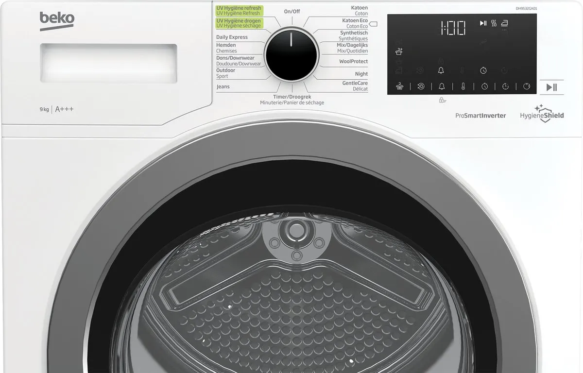Beko DH9532GA01 Warmtepompdroger 9 kg - Wit