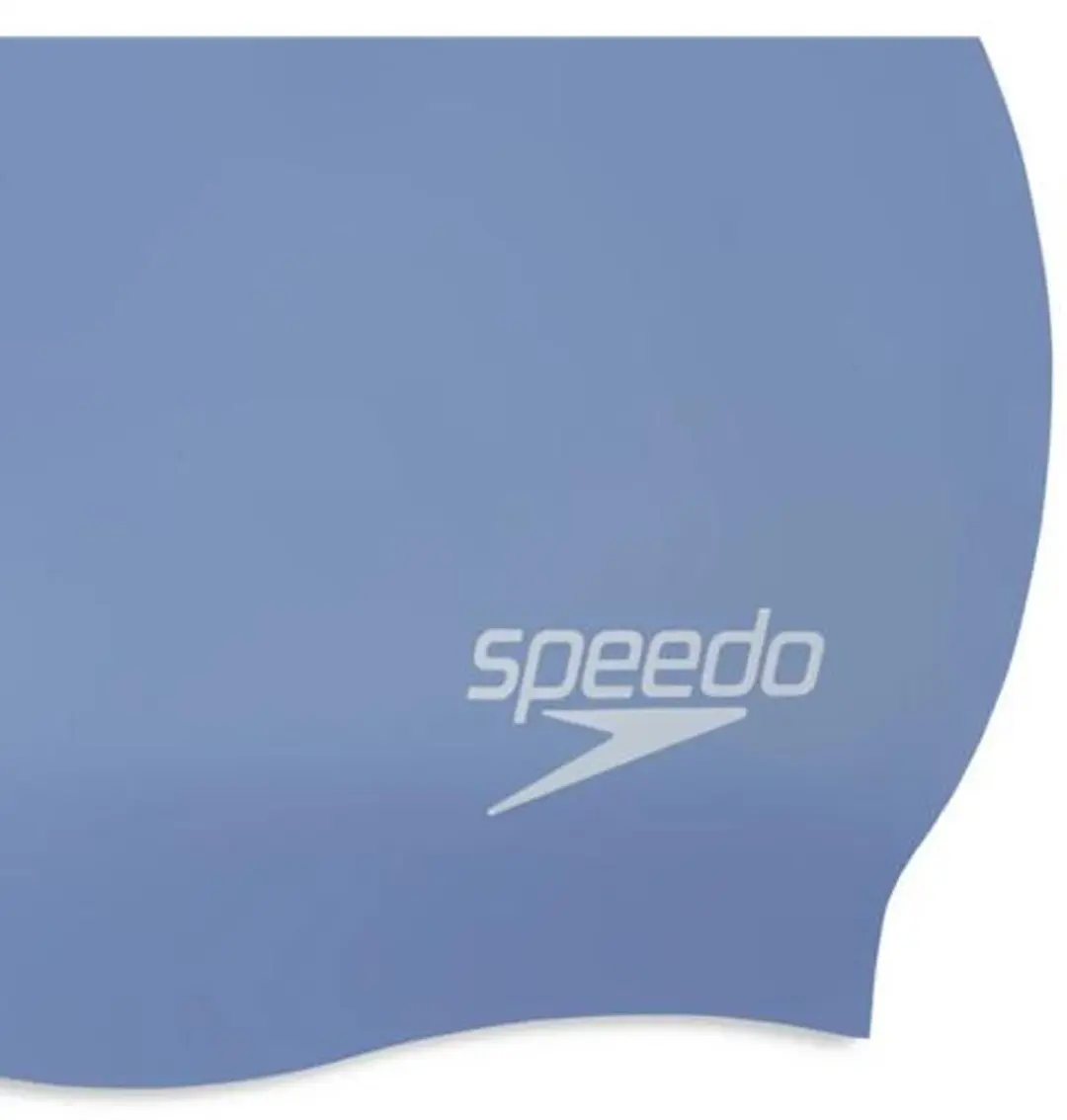 Speedo Long Hair Cap - Badmuts Unisex Blauw - One Size - afbeelding 5 van 6